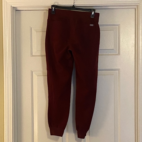 Figs Burgundy Jogger Pants - Picture 4 of 7